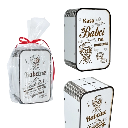 Prezent na Dzień Babci i Dziadka wyjątkowy skarbonka
